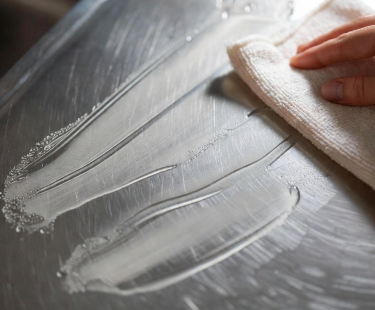 Stainless Steel Shines with Coconut Oil!